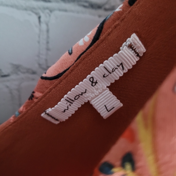 WILLOW & CLAY | floral flower ruffle front slit maxi dress - Picture 8 of 11